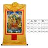 thangka, Tibetan thangka,thangka Painting,Buddhist Tapestry,Maitreya(Ajita,Future Buddha of This World), Tibetan Thangka Painting Art,Buddhist Thangka Brocade,Buddha Tapestry with Scroll (Color : Blu view 4