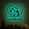 Custom Great Dane Dog Metal Sign with, Great Dane Gift, Metal Dog Sign, Dog Name Sign, Great Dane Lover, Beware of Dog Sign Decor view 4