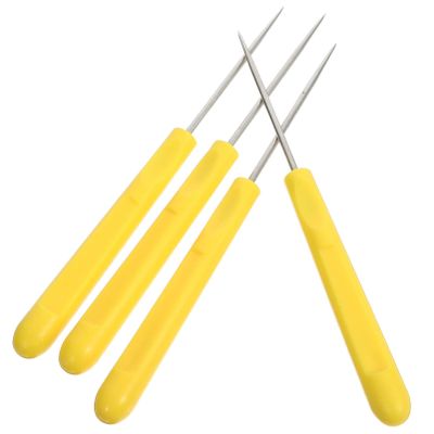 Kichvoe 4pcs Cookie Decorating Scribe Tool Sugar Stirring Needles for Cake Marking Lightweight and Baking Supplies for Syrup Stirring and Air Bubble Removal