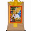 thangka, Tibetan thangka,thangka painting,buddhist tapestry,Four Harmonious Animals(Elephant,Monkey,Hare,Bird), Tibetan Thangka Painting Art,Buddhist Thangka Brocade,Buddha Tapestry with Scroll ( Colo view 1