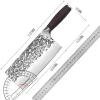 toothgeneric Meat Cleaver,Cleaver Knife 8 Inch Traditional Stainless Steel Kitchen Chef Knife Professional Chinese Meat Fish Slicing Vegetables Cutter Butcher Cleaver Knives, LAMAJIGA5844 view 2