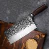 toothgeneric Meat Cleaver,Cleaver Knife 8 Inch Traditional Stainless Steel Kitchen Chef Knife Professional Chinese Meat Fish Slicing Vegetables Cutter Butcher Cleaver Knives, LAMAJIGA5844 view 3
