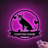 HIEPDECORSIGN Custom Name Carolina Dog Metal Sign with Led Light, Carolina Dog Lover, Carolina Dog Owner Gift, Dog Welcome Sign, Dog Metal Wall Art, 6x6, Style 3 view 1