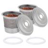2 Pack Stainless Steel Reusable Pods for Ninja Dual Brew CFP101 and PB051 view 1