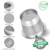 2 Pack Stainless Steel Reusable Pods for Ninja Dual Brew CFP101 and PB051 view 3