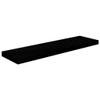 Floating Wall Shelves 2 pcs High Gloss Black 35.4"x9.3"x1.5" MDF Home Decor Shelf Living Room Decor Wall Shelf Suitable for Living Room, Bathroom, Kitchen, Bedroom. view 4