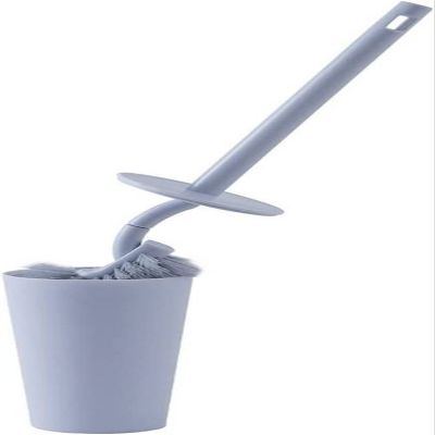 Toilet Brush Set Bathroom Accessories Brush Nordic Typle Long Handle Soft Hair Toilet Brush for Homeware Bathroom Toilet Brush Holder Furniture (Color : Khaki) (Khaki)