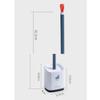 Toilet Brush Holder - Household Set Without Dead Corner Washing Toilet Brush Soft Fur (D) view 3