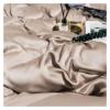 GLAMDIA Bed, Luxury 100% Silk Beauty Bedding Set Silk Duvet Cover Flat Sheet Bed Linen Pillowcase for Ad Bedult Set 4PCS, Queen, MM-102 view 3