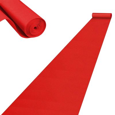 10m 20m 30m Wedding Aisle Runner Red Carpet Runners for Party 2mm Thickness Polyester Runway Rug Bridal Walkway Carpets for Christmas Event Outdoor Beach (Size : 1.5x50m)