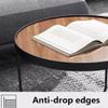 Torzk Stackable Design Modern Round Coffee Table Set of 1/2/3, Industrial Small Nesting Side Tables with Metal Frame for Couch Living Room, Bedroom, Office (Size : 1set 80+50cm) view 4