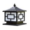 TCHAUSGZUS Outdoor Post Head Light European-Style Pillar Light 1-Pack Bronze Column Headlights Garden Lamp Waterproof Landscape Lights IP54 Light Fixture for Patio,Garden,Porch - 1 Pack (Color : Blac view 1