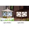 TCHAUSGZUS Outdoor Post Head Light European-Style Pillar Light 1-Pack Bronze Column Headlights Garden Lamp Waterproof Landscape Lights IP54 Light Fixture for Patio,Garden,Porch - 1 Pack (Color : Blac view 2
