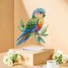 ARTopet 2Pcs DIY Diamond Desktop Ornament Parrot Special Shaped Crystal Diamond Art Painting Tabletop Ornaments Single Sided for Home Office Decor Crafts Gift view 3