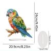 ARTopet 2Pcs DIY Diamond Desktop Ornament Parrot Special Shaped Crystal Diamond Art Painting Tabletop Ornaments Single Sided for Home Office Decor Crafts Gift view 4