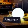 6 Pieces Plastic Reserved Table Sign for Wedding Acrylic Double Side Table Tent Black Guest Reservation Tables Seat Sign 7.9 x 2.7 Inches Reserve Seating Signs for Restaurant Chairs Wedding view 4