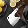 toothgeneric Meat Cleaver,Cleaver Knife Stainless Steel Survival Hunting Hatchet Camping Mini Axe with Cover Axe Broad Tomahawk Bone Cutting Vegetable Meat Knife, LAMAJIGA5844 view 3