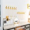 SKOLOO Heavy Duty Wall Mounted Coat Rack - 6 Hooks, Stainless Steel, Sturdy Coat Hooks for Hanging Coats, Jacket, Clothes, Hat, Bright Gold view 3