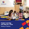 ABCarpet Classroom Rug 5'x7' Learning Rug Elementary School Seating Carpet with 24 Circle Seats Non Slip Classroom Playmat for Preschool, Nursery, Playroom, Study Room view 4