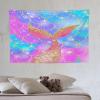 HZOHNAGO Mermaid Scales Tapestry Colorful Shiny Scales Mermaid Tail Pattern Printed Wall Tapestry Wall Hanging for Bedroom Living Room Dorm 60" W x 40" H view 3