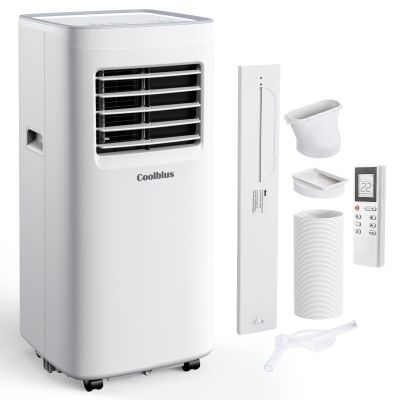 Portable Air Conditioners,8500 BTU air conditioner Cools Up to 360 Sq. Ft. 3 in 1 Portable AC with Remote Control,24H Timer, Smart Sleep Mode,Window Installation Kit & Filter Cleaning Brush