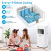 Portable Air Conditioners,8500 BTU air conditioner Cools Up to 360 Sq. Ft. 3 in 1 Portable AC with Remote Control,24H Timer, Smart Sleep Mode,Window Installation Kit & Filter Cleaning Brush view 3