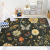 Butterfly Rug for Girls Bedroom - Floral Rugs for Living Room Dinning Room Butterfly Carpet Beautiful Flower Carpet Floor Mats, Indoor Outdoor Mat, 4.5x6 Feet view 4
