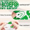 Starboling Letter Stickers,2 Inch+1 Inch Green Alphabet Sticker,Self Adhesive Vinyl for Crafts Outdoor Sign Wall Mailbox Windows Doors Car posterboard view 3