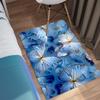 WJLBKGU Butterfly Rugs for Girls Bedroom - Blue Butterfly Rug for Living Room Dinning Room Indoor Outdoor Floor Mat Doormat, 2x3 Feet view 2