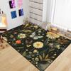 Butterfly Rug for Girls Bedroom - Floral Rugs for Living Room Dinning Room Butterfly Carpet Beautiful Flower Carpet Floor Mats, Indoor Outdoor Mat, 4x5 Feet view 2