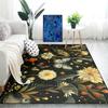Butterfly Rug for Girls Bedroom - Floral Rugs for Living Room Dinning Room Butterfly Carpet Beautiful Flower Carpet Floor Mats, Indoor Outdoor Mat, 4x5 Feet view 3