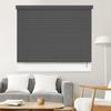 Aluminum Blinds Vinyl Blinds Vinyl Mini Blinds Mini Venetian Windows Blinds Aluminum Blinds for Room Darkening Waterproof Blackout Horizontal Blinds Black.93Wx(12" H to 98" H Customizeize) view 2