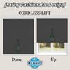 Aluminum Blinds Vinyl Blinds Vinyl Mini Blinds Mini Venetian Windows Blinds Aluminum Blinds for Room Darkening Waterproof Blackout Horizontal Blinds Black.93Wx(12" H to 98" H Customizeize) view 3