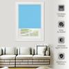 Aluminum Blinds Vinyl Blinds Cordless Room Darkening Venetian Blind Vinyl Mini Blinds for Indoor & Ourdoor by Aluminum Horizontal Mini Blinds Shades Blue.34Wx(12" H to 98" H Customizeize) view 4