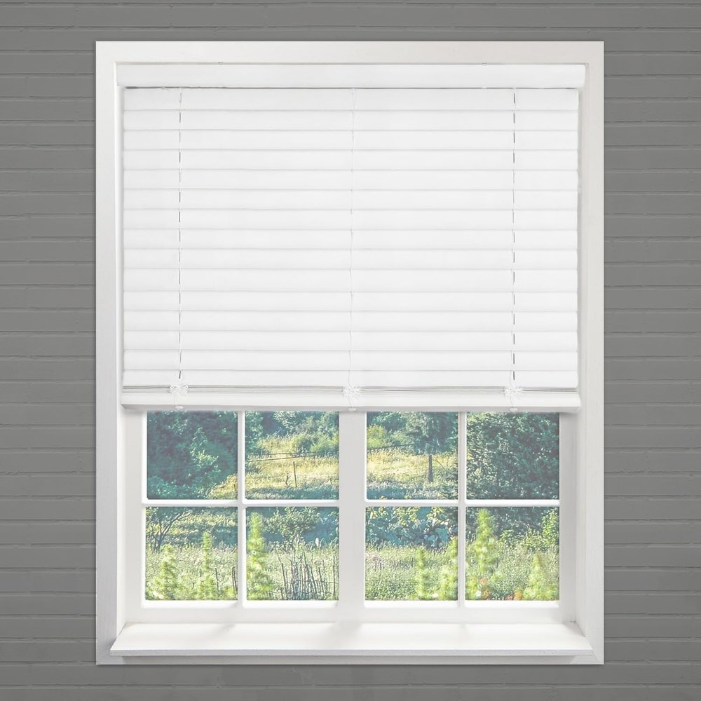 Aluminum Blinds Vinyl Blinds Window Blinds Blinds & Shades Custom Venetian Blinds for Windows Cordless for Home Bedroom Living Room Office Kitche White.41Wx(12" H to 98" H Customizeize)