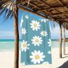 ZHIQISHI Quick Dry Towel Large Microfibre Beach Towel 4433-flower Bath Towel Quick Dry Blacnket Towel for Adults Children Lightweight Sports Travel Gym Towels Swimming Towels view 2