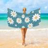 ZHIQISHI Quick Dry Towel Large Microfibre Beach Towel 4433-flower Bath Towel Quick Dry Blacnket Towel for Adults Children Lightweight Sports Travel Gym Towels Swimming Towels view 3