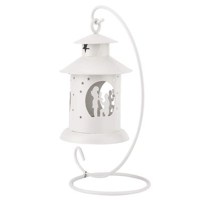 Candlestick Holders Candle Holders, Lover Decor Hollow Out Candlestick, Hanging Candle Holder Household Decoration Ornament(White)