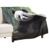 CSGJMYGS Flannel Throw Blanket, Super Soft Blankets 30""x40"", Warm Plush Blankets and Throws, Lightweight Cozy Fuzzy Blanket for Couch Sofa Bed, Lovely Panda Throw Blanket All-Season, Style view 1