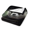 CSGJMYGS Flannel Throw Blanket, Super Soft Blankets 30""x40"", Warm Plush Blankets and Throws, Lightweight Cozy Fuzzy Blanket for Couch Sofa Bed, Lovely Panda Throw Blanket All-Season, Style view 3