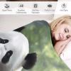 CSGJMYGS Flannel Throw Blanket, Super Soft Blankets 30""x40"", Warm Plush Blankets and Throws, Lightweight Cozy Fuzzy Blanket for Couch Sofa Bed, Lovely Panda Throw Blanket All-Season, Style view 4