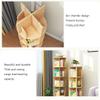 GaRcan Rotating Bookshelf 360 Degrees Kids All Solid Wood Paint-Free Environmental Protection Rotating Bookshelf 360 Degree Bookcase (Brown 46 * 77cm) view 3