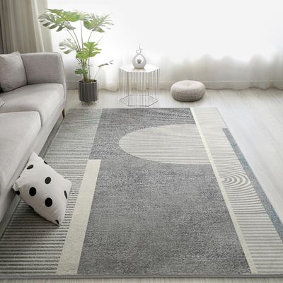 1.5x2.5ft Large Aesthetic Area Rug Non-Shedding Stain Resistant Rug Non-Slip Vintage Print Rugs for Living Room Soft Retro Rugs for Bedroom Indoor Mat Outdoor Carpet for Home Dcor