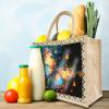 ARTopet 2Pcs DIY Diamond Art Painting Bags Handbag Handmade Shopping Tote Bags 2Pcs Canvas Pattern Reusable Grocery Bag for Womens Art Craft Gift view 4
