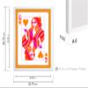 Poster Master Queen Of Hearts Poster - Retro Playing Cards Print - Funky & Groovy Card Art - Modern Print - Preppy Design - Trendy Artwork - Boho Decor - Dorm or Living Room Decor - 16x20 White Framed view 3