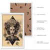 Poster Master Woman Portrait Poster - Surreal Print - Trippy Art - Modern Art - Abstract Art - Trendy Art - Gift for Men & Women - Chic Decor for Dorm, Living Room or Bedroom, 16x20 White Framed view 2