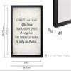 Poster Master Christ Poster - Christ is the Head of this House Print - Jesus Christ Art - Gift for Him, Her - Religious Christian Decor for Living Room, Bedroom, 16x20 Black Framed view 3