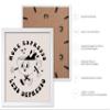 Poster Master More Espresso Less Depresso Print - Retro Coffee Poster - Modern Typography Art - Trendy Cafe Wall Design - Chic Boho Art - Kitchen or Restaurant Wall Decor - 16x20 White Framed view 2