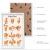 Poster Master Prepositions Poster - Educational Print - Learning Materials Art - Cat & Box Art - Gift for Kids, Students & Teacher - Great Wall Decor for Classroom or Library, 11x14 White Framed view 2