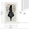 Poster Master Alice Wonderland Print - Dictionary Poster - Motivational Quote Art - Inspiring Gift for Her, Women - Chic Decor for Nursery, Girl's Room - 16x20 White Framed view 3